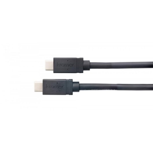 Cable USB-C a USB-C Kramer Electronics 1,8 m USB 3.2 Gen 2 Negro