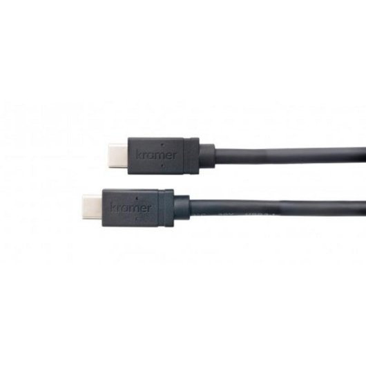 Cable USB-C a USB-C Kramer Electronics 1,8 m USB 3.2 Gen 2 Negro