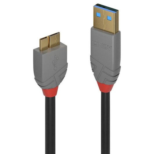 Cable USB 3.2 Lindy 2 m USB A a Micro-USB B Negro