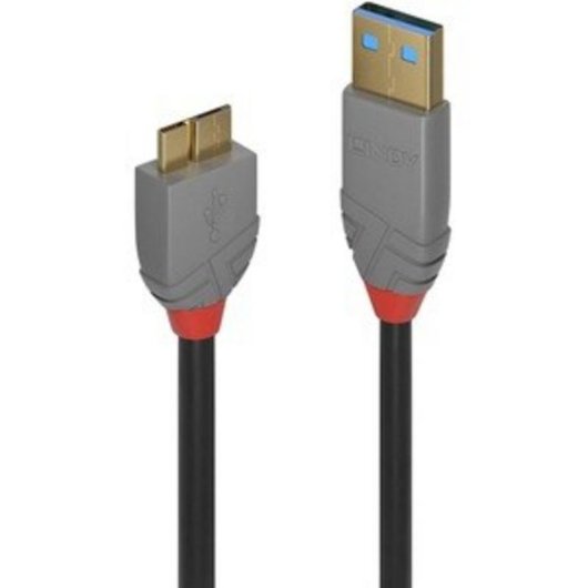 Cable USB 3.2 Lindy 2 m USB A a Micro-USB B Negro