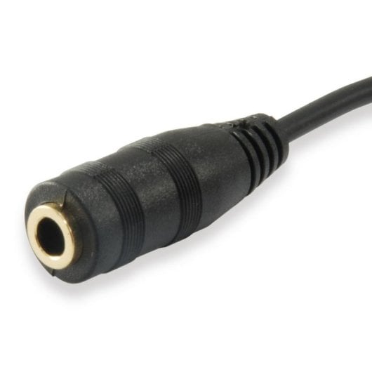 Audio-Splitter EQUIP 2x3.5mm auf 3.5mm Schwarz
