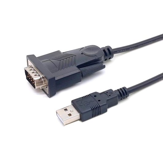 Cable Adaptador USB-A a Serie DB9 Equip 1,5 m Negro