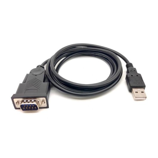 Cable Adaptador USB-A a Serie DB9 Equip 1,5 m Negro