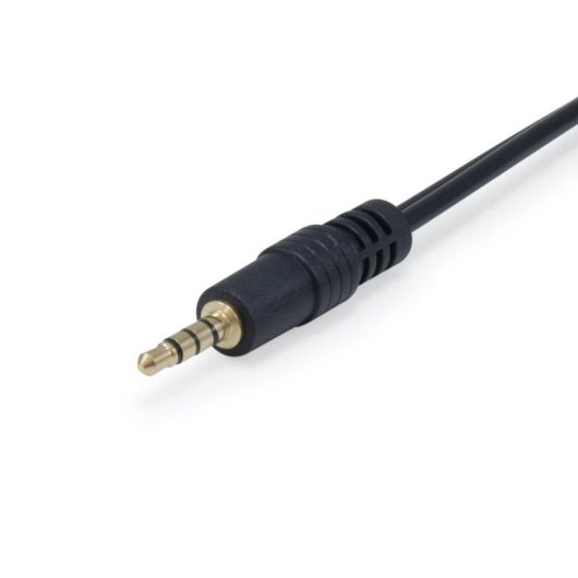 Cable de Audio Equip 147943 2x3.5mm Hembra a 3.5mm Macho 1,5m Negro