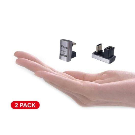 Adaptador USB 4 C a C U Plug Equip 40Gbps PD 240W 2-Pack