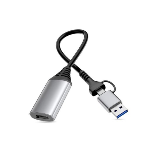 Adaptateur graphique USB Equip 133498 HDMI 1080p USB-A et USB-C