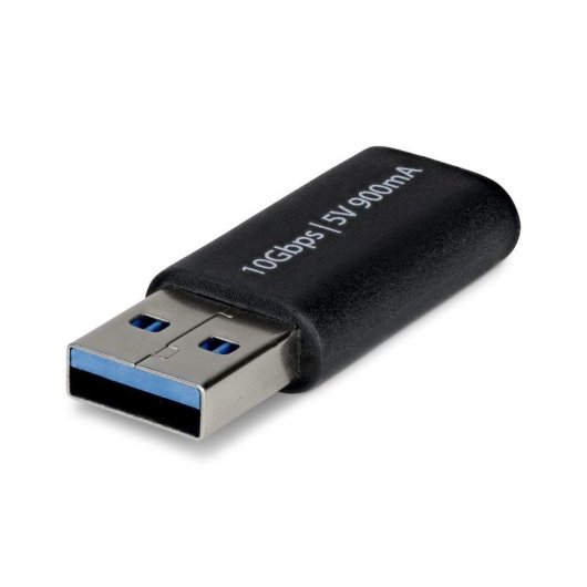 Adaptateur USB-A Mâle vers USB-C Femelle StarTech 10 Gbps Noir