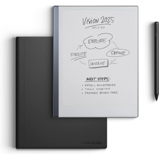 Livre Électronique reMarkable RM115 USB 10,3" 1024 Niveaux Noir avec Stylus Pen