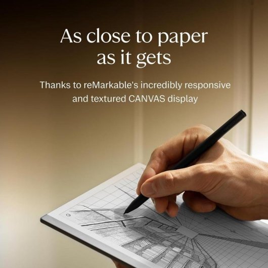 Livre Électronique reMarkable RM115 USB 10,3" 1024 Niveaux Noir avec Stylus Pen