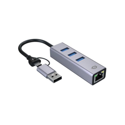 USB-C Gigabit Netzwerkadapter Conceptronic ABBY25G Grau