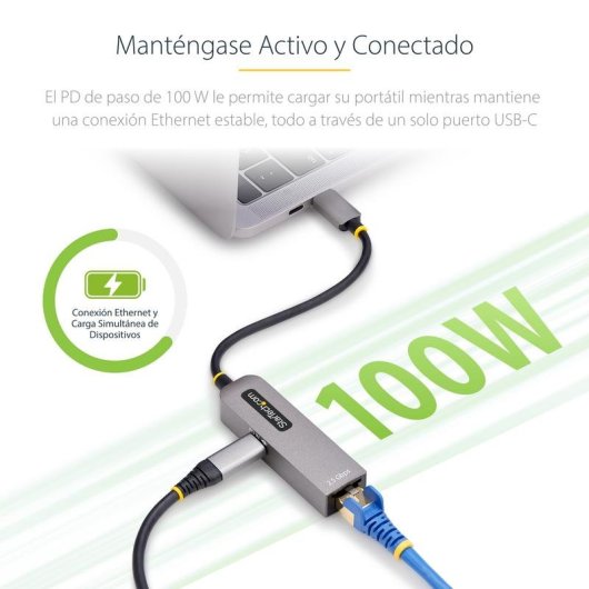 Netzwerkadapter USB-C zu Ethernet StarTech 1GbE PD 100W