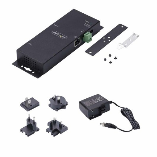 Convertisseur Série à Ethernet StarTech 2 Ports RS232 DB9 RJ45 IP