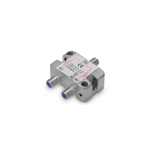 Divisor de señal para cable coaxial Digitus 2 vías F 5-2400 MHz metálico