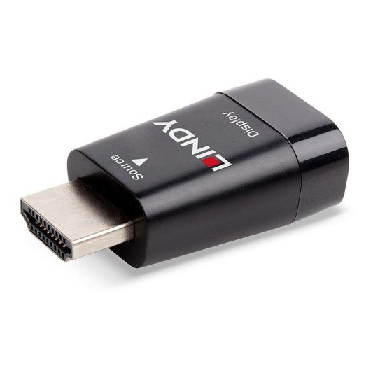 Adaptador de Video Lindy HDMI a VGA Conector Macho a Hembra