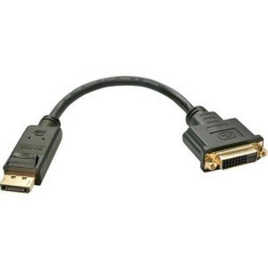 Adaptador de cable DisplayPort a DVI-D Lindy 41004 0,15 m Oro