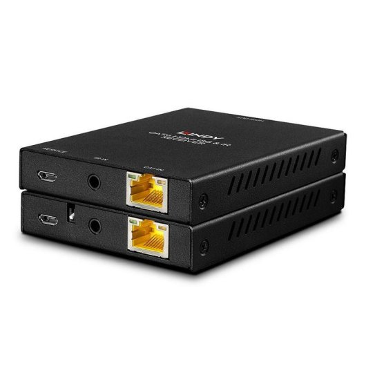 Estensore AV 4K Lindy 38205 Trasmettitore e Ricevitore 50 m Cablato