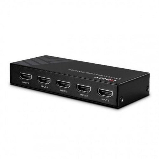 Lindy Video-Switch 5 HDMI-Ports 18G 4K Ultra HD