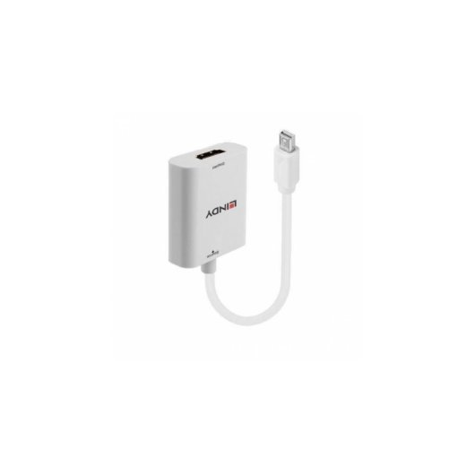 Adaptador de cable de vídeo Lindy Mini DisplayPort a HDMI 4K 60 Hz