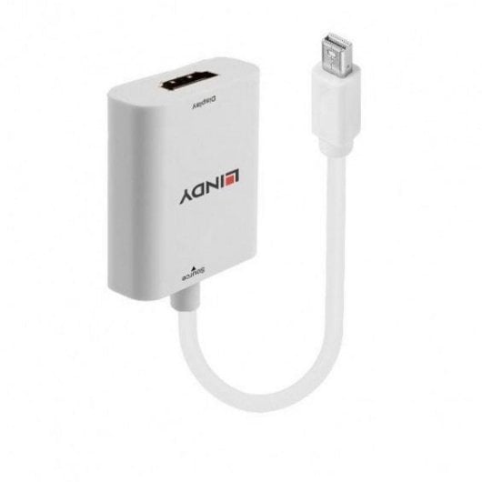 Adaptador de cable de vídeo Lindy Mini DisplayPort a HDMI 4K 60 Hz