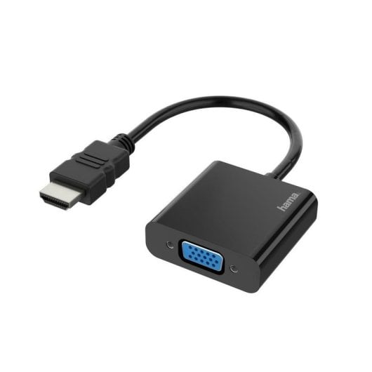 Adaptador de vídeo Hama 00200343 0,15 m HDMI para VGA Preto