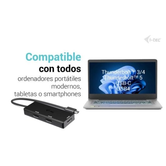 Adaptador Gráfico USB-C I-Tec Triple 4K HDMI 100W