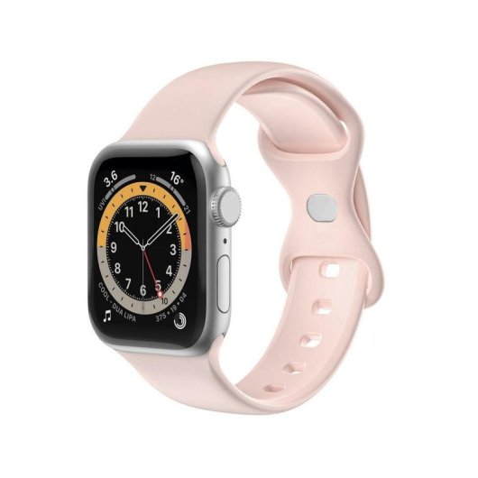 Correa de reloj Celly WBANDSIL40BP para Apple Watch 38/40/41 mm silicona rosa 220 mm