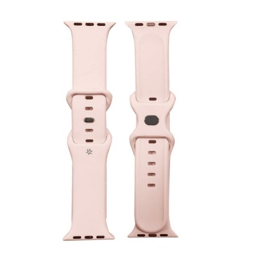 Correa de reloj Celly WBANDSIL40BP para Apple Watch 38/40/41 mm silicona rosa 220 mm