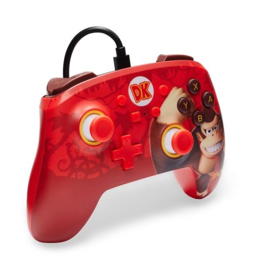 Mando PowerA Enhanced para Nintendo Switch y Switch OLED Rojo Alámbrico USB