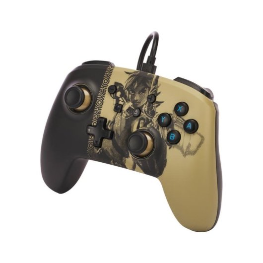 Manette filaire PowerA pour Nintendo Switch - Haya Beige