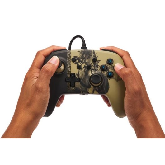 Manette filaire PowerA pour Nintendo Switch - Haya Beige
