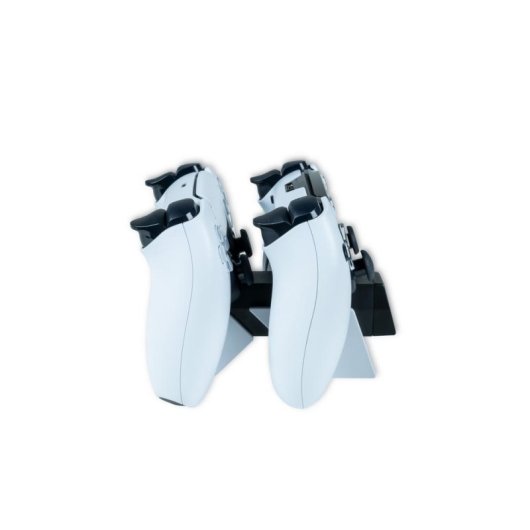 Dual-Ladegerät Nacon V4 für PlayStation 5 USB Kabel Schwarz Weiß
