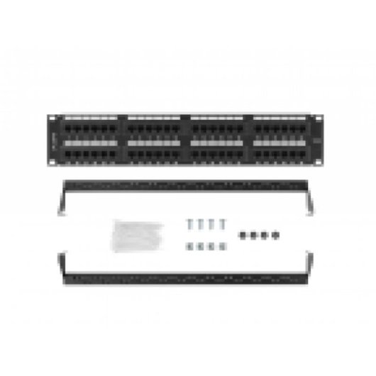 Patch-Panel Lanberg 48 Ports 2U 19" Cat.6 Schwarz