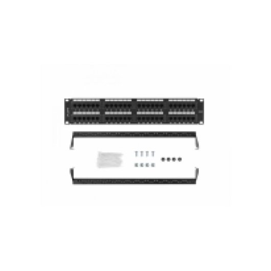 Patch-Panel Lanberg 48 Ports 2U 19" Cat.6 Schwarz