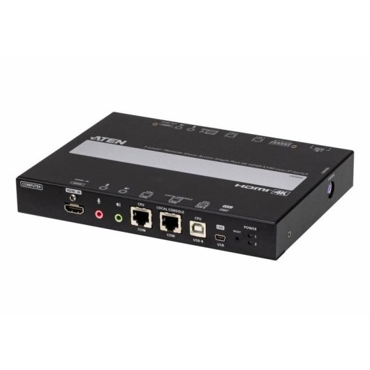 Interruptor KVM ATEN CN9850-AT-G 4K Ultra HD HDMI USB Negro