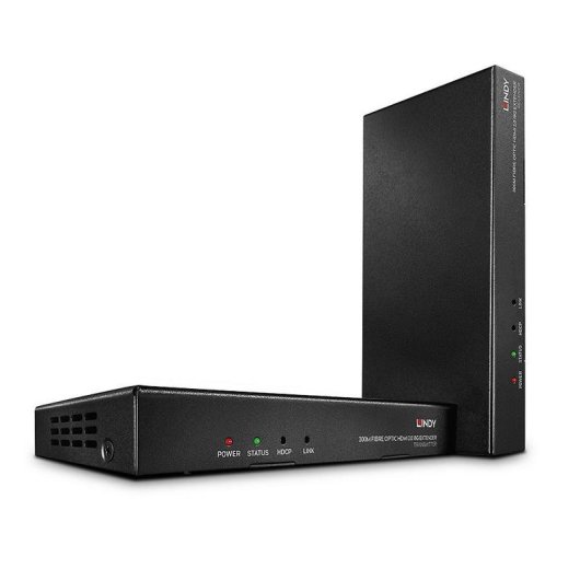 Estensore AV Lindy 38174 Trasmettitore e Ricevitore 4K 300 m Cablato