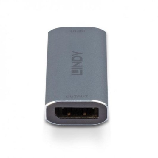 Repetidor de Señales AV Lindy 38421 8K DisplayPort 1.4 40 m Plata