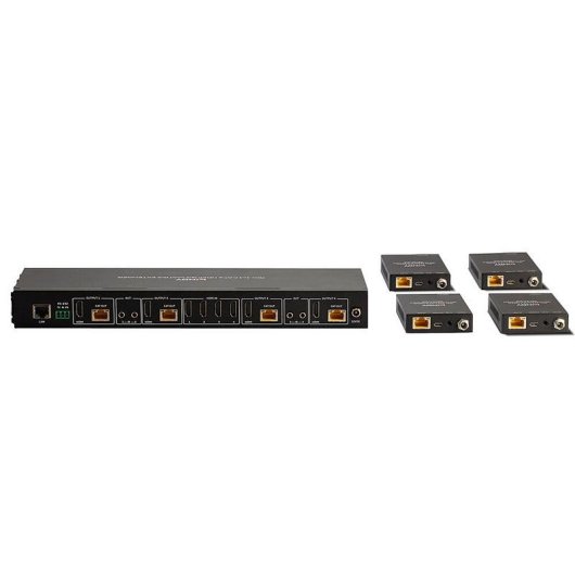 Extenseur AV Matrix 4x4 HDMI 4K60 Lindy 38328 70m Cat6