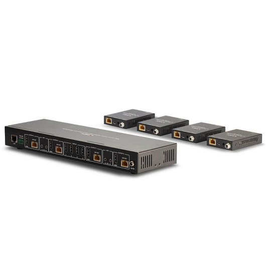 Extenseur AV Matrix 4x4 HDMI 4K60 Lindy 38328 70m Cat6
