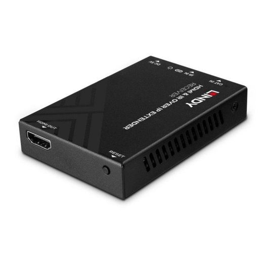 Ricevitore AV Lindy 38399 Estensore Audiovideo 150 m Full HD Nero