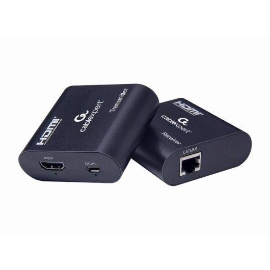 Extensor HDMI Gembird DEX-HDMI-03 60 m Alámbrico Negro