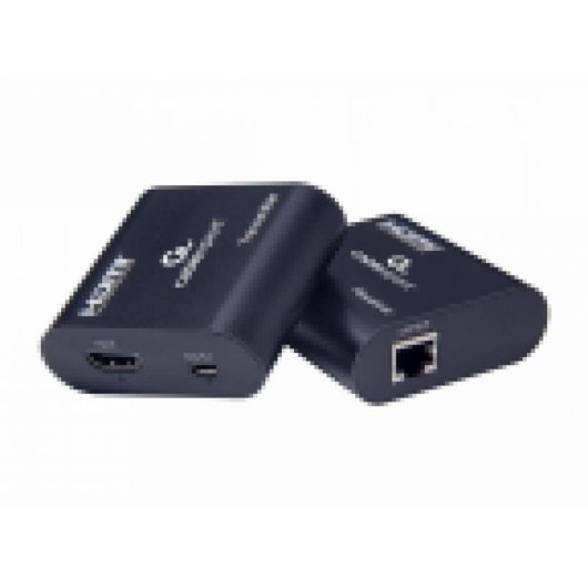 Extensor HDMI Gembird DEX-HDMI-03 60 m Alámbrico Negro