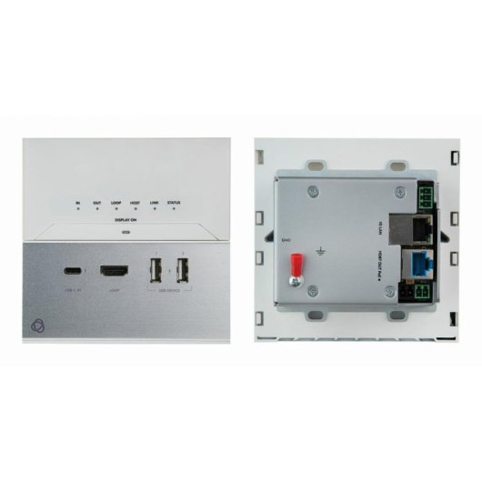 Transmisor de señales AV Kramer Electronics EXT3-C-WP-XR-T/EU(W) 4K 90m Blanco