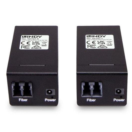 Extensor AV Lindy 42707 Transmisor y Receptor 200 m Alámbrico Negro