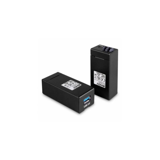 Extensor AV Lindy 42707 Transmisor y Receptor 200 m Alámbrico Negro