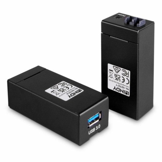 Extensor AV Lindy 42707 Transmisor y Receptor 200 m Alámbrico Negro