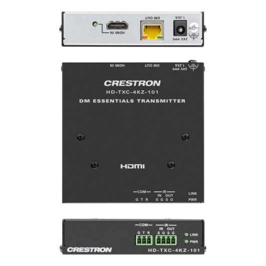 Receptor AV Crestron HD-TXC-4KZ-101 4K a 60 Hz 70 m Alámbrico Blanco