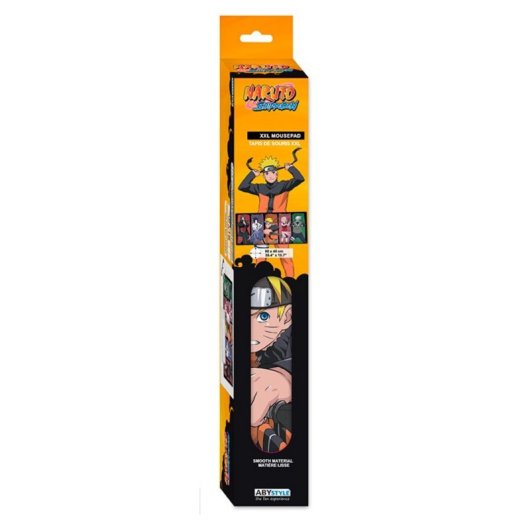 Alfombrilla para ratón ABYSTYLE Naruto Shippuden XXL 900x400 mm Multicolor Base Antiderrapante