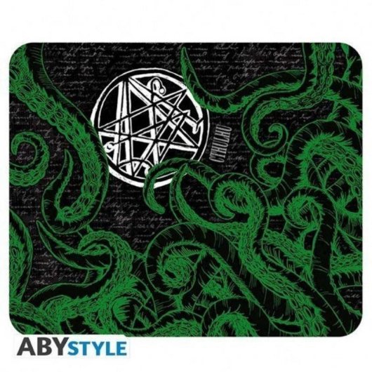 Alfombrilla para ratón ABYSTYLE CTHULHU Necronomicon Negro Verde