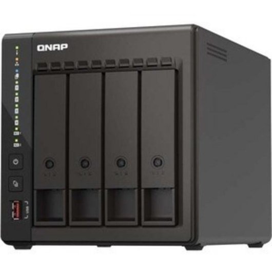 Servidor NAS QNAP TS-453E 8GB RAM Intel Celeron 4 bahías 2,5GbE HDMI M.2 NVMe