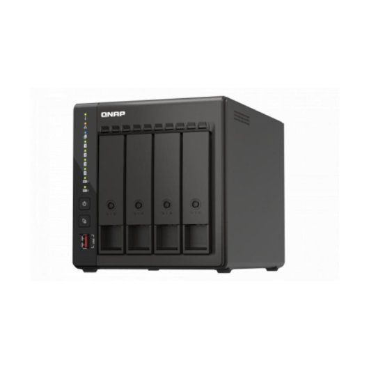 Servidor NAS QNAP TS-453E 8GB RAM Intel Celeron 4 bahías 2,5GbE HDMI M.2 NVMe